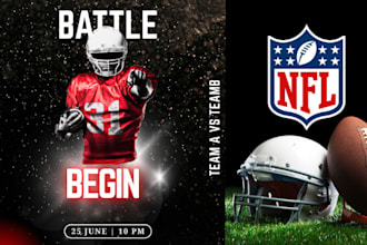 do sport, fitness, football, gym flyers with graphics