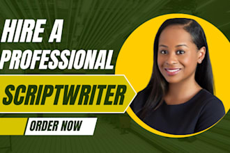 write and edit screenplay script tv series movie feature scriptwriter