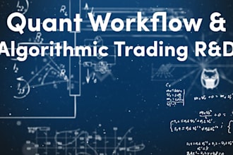 build quant trading strategies in python for finance  and ml projects