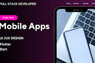 design responsive flutter UI UX for your android and ios app