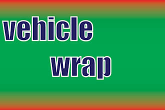design an awesome car, van, bus ,bike,truck and any vehicle wrap
