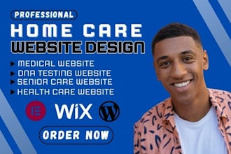 home care website, healthcare, senior care website, medical website, wordpress