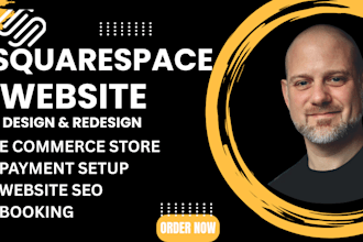 redesign your responsive squarespace  business  website