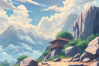 create an background anime any in style