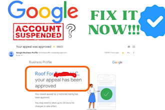 fix and reinstate suspended google my business profile, recover gmb listing