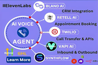 build custom ai virtual assistant chatbot voice agent integration crm automation