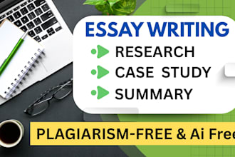 do essay writing, research, analysis writer