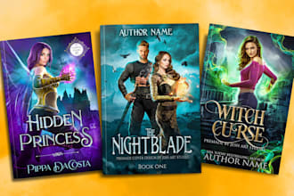 design fantasy, romance and sci fi book covers