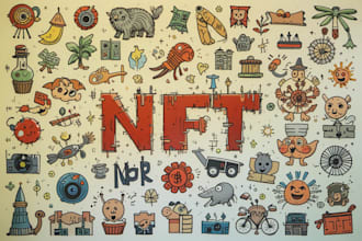 create doodle illustration, cartoon and nft art in my style