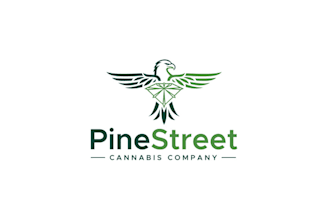 design alaskan themed pine street cannabis company logo