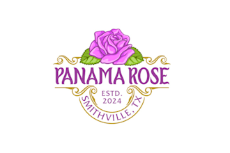 design antique vintage shop roses logo