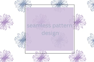 design seamless pattern for fabric, textile, or print use