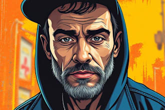 create unique street pop art artwork based in your pic