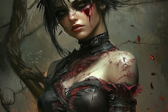 draw your own character from a science fiction, fantasy, horror, or thriller