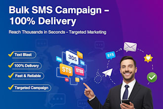 send out bulk sms campaign sms marketing text message to you targeted customers