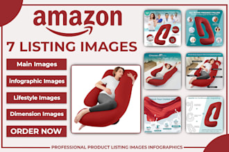 design your bol or amazon product listing images infographic