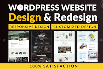 design, redesign or clone hostinger wordpress website