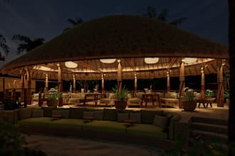 do 3d modeling and render lighting