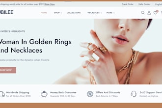 design jewelry shopify store fashion store jewelry website fashion website