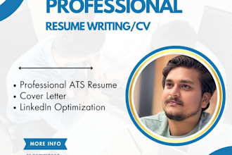 help you land your dream job with professional cv, resume,