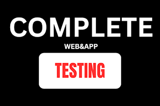 test and review your website, mobile app