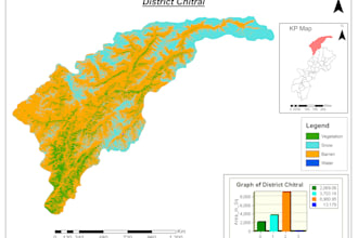create gis maps, spatial analysis using arcgis, qgis and gee