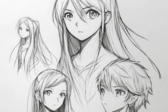 draw anime or manga character design