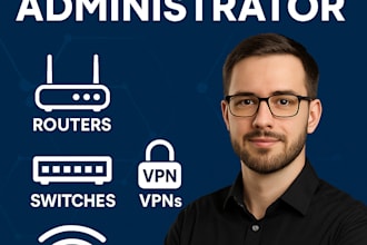 be your expert network administrator for routers, switches