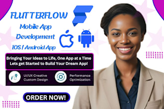 build flutterflow app flutter flow bubble app mobile app developer flutter app