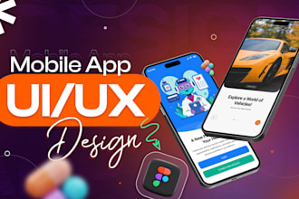 design a modern figma mobile app UI UX design