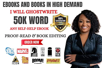 ghostwrite engaging fiction or nonfiction books that convert