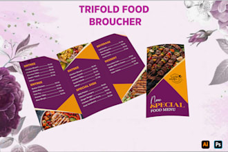 do your tri fold brochure or bi fold brochure in 12 hrs