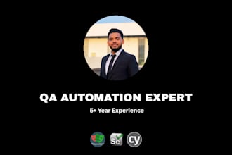 automate test cases using cypress ,selenium or playwright
