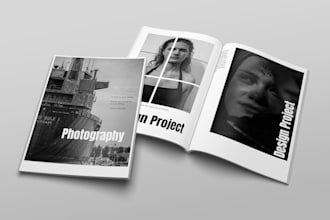 design a brochure or portfolio in adobe indesign