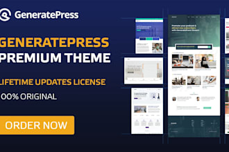install generatepress premium theme lifetime updates