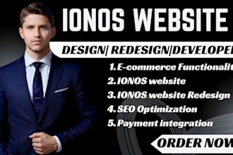 ionos website design and redesign ionos eccommerce website