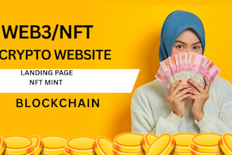 crypto, nft minting website, landing page, smart contract