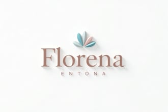 design eye catchy 3d unique elegant flower bud logo in very short time