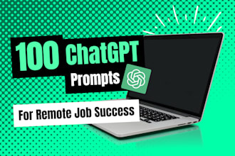 deliver 100 ai chatgpt prompts to land remote jobs faster