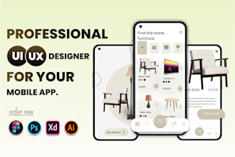 design professional UI UX for web and mobile apps