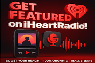 promote your music or podcast on iheartradio for massive exposure