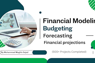 build excel financial model, forecasts, budget, projections