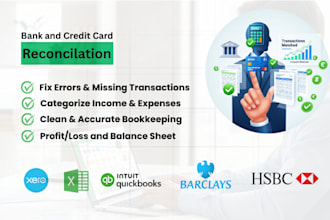 do bank reconciliation and bookkeeping in quickbooks online