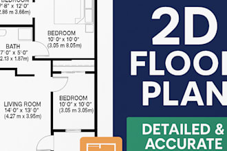 create detailed 2d floor plans for your tiny house or project
