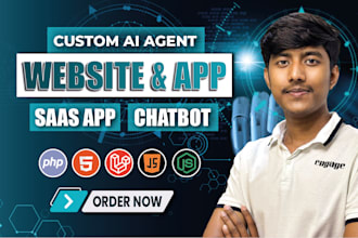 do ai website ai chatbot ai web application ai software as full stack developer