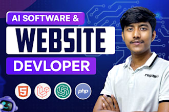 do ai sass, ai website, ai software developer, ai agent ai chatbot custom ai llm