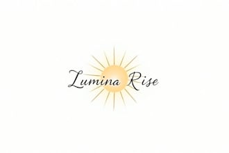 give a high quality 3d modern sunburst logo with unlimited revision in 15 hours
