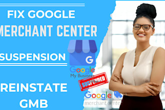 fix gmc google merchant center suspension and misrepresentation gmb reinstate