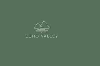 design a creative modern valley logo and brand identity