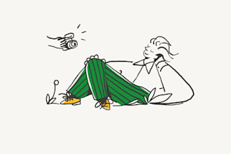 create custom live doodle illustration